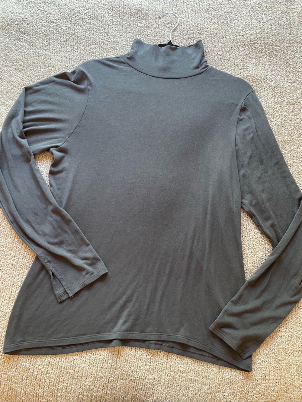 SPANX Better Base Gray Long-Sleeve Turtleneck Top - size 2X